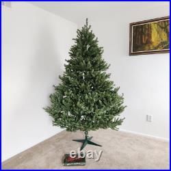 Paddock Artificial Faux Christmas Tree 8' Green Oregon Noble Blue & Storage Bag