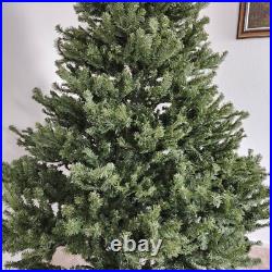Paddock Artificial Faux Christmas Tree 8' Green Oregon Noble Blue & Storage Bag