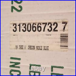 Paddock Artificial Faux Christmas Tree 8' Green Oregon Noble Blue & Storage Bag
