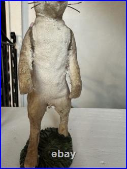 Pair Of Velveteen Rabbit Easter Bunny Statues 7.75 Bethany Lowe Style