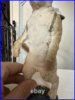 Pair Of Velveteen Rabbit Easter Bunny Statues 7.75 Bethany Lowe Style