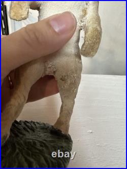 Pair Of Velveteen Rabbit Easter Bunny Statues 7.75 Bethany Lowe Style