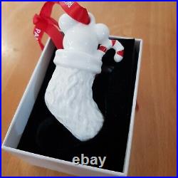 Pandora 2023 Christmas Holiday Ornament Mouse In Stocking Limited Edition