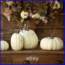 Park Hill Full Moon Faux Pumpkin Collection, Set of 5 NEW