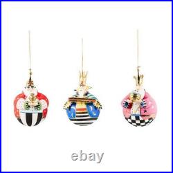 Patience Brewster Nativity Jolly Wisemen Ball Ornaments, Set of 3 NEW