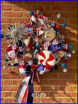 Patriotic Wreath Labor Day & Forth of July New