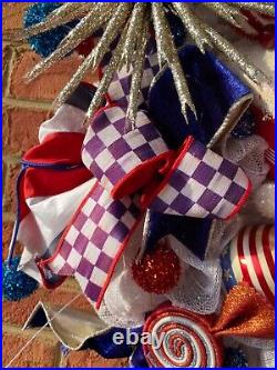 Patriotic Wreath Labor Day & Forth of July New