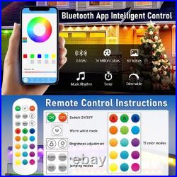 Permanent Outdoor Lights200ft RGB Eaves Lights with App & Remote Control Outd Permanent Outdoor Lights200ft RGB Eaves Lights with App & Remote Control Outd