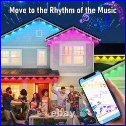 Permanent Outdoor Lights200ft RGB Eaves Lights with App & Remote Control Outd Permanent Outdoor Lights200ft RGB Eaves Lights with App & Remote Control Outd