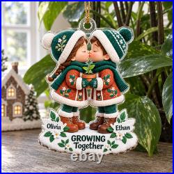 Personalized Acrylic Ornament Gardening Couple Christmas Tree Hanging Gift