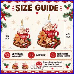 Personalized Acrylic Ornament Gardening Couple Christmas Tree Hanging Gift