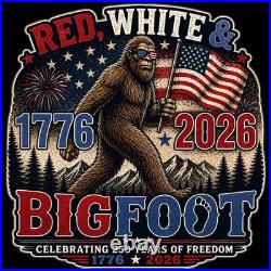 Personalized Bigfoot Metal Sign Custom Ranch Camping Name USA 250th Plaque