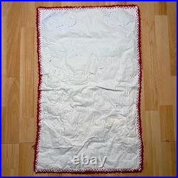 Peruvian Arpillera 20x30 Wall Hanging Handmade 3D Appliqué Embroidered Quilt