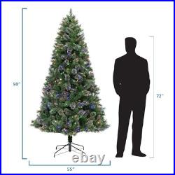 Philips 7.5' Prelit Christmas Tree With 500 Bicolor Led Lights Green