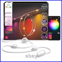 Philips Hue Festavia 90ft Outdoor Smart Lights 48 LEDs Color Weatherproof