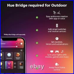 Philips Hue Festavia 90ft Outdoor Smart Lights 48 LEDs Color Weatherproof