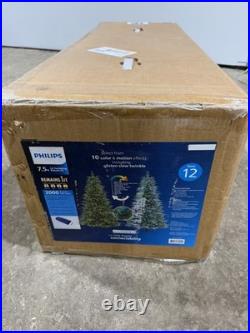 Phillips 7.5 ft Balsam Fir Christmas Tree 2000 Lights NIB