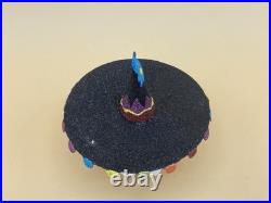 Pier 1 Day Of The Dead Halloween Glitter Skeleton Black Cat Sugar Skull Pumpkin