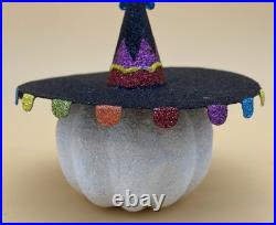 Pier 1 Day Of The Dead Halloween Glitter Skeleton Black Cat Sugar Skull Pumpkin
