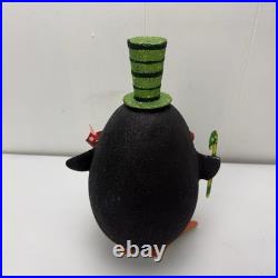 Pier 1 Imports Vintage Glitter Christmas Holiday Penguin Figurine 11
