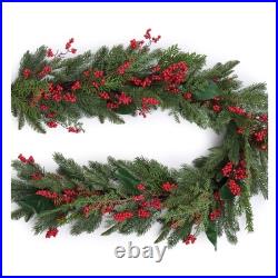 Pine and Berry Garland 6'L Melrose 98226