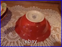 Pioneer Woman Holiday Cheer GARLAND Serving/Salad Bowl 8.3 SET OF 4-NEW