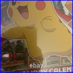 Pokémon Christmas Door Advent Calendar 24 Figures Reusable Pikachu & Friends