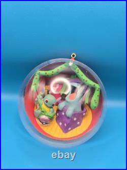 Pokémon Snow Fun Christmas Ornament Squirtle Quagsire Carlton Cards vintage 2001