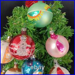 Poland Vintage Stunning Christmas Ornaments 12pcs Rare Xmas Balls Decor Polish
