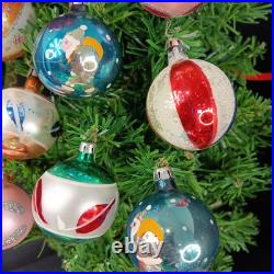 Poland Vintage Stunning Christmas Ornaments 12pcs Rare Xmas Balls Decor Polish