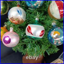 Poland Vintage Stunning Christmas Ornaments 12pcs Rare Xmas Balls Decor Polish