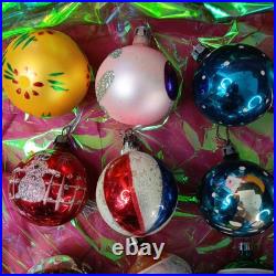 Poland Vintage Stunning Christmas Ornaments 12pcs Rare Xmas Balls Decor Polish