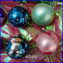 Poland Vintage Stunning Christmas Ornaments 12pcs Rare Xmas Balls Decor Polish