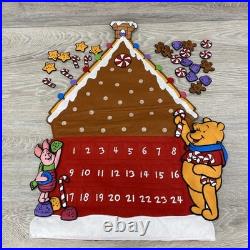 Pooh Advent Calendar Christmas Gingerbread House Piglet Hanging