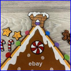 Pooh Advent Calendar Christmas Gingerbread House Piglet Hanging