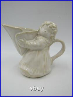 Pottery Barn 12 Days Of Christmas Maids a Cow Milking Cream & Sugar Set #B144