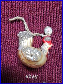 Pottery Barn 12 Days Of Christmas Mercury Ornament Set -NIB