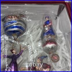 Pottery Barn 12 Days Of Christmas Mercury Ornament Set READ