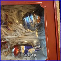 Pottery Barn 12 Days of Christmas Glass Ornaments Complete Set