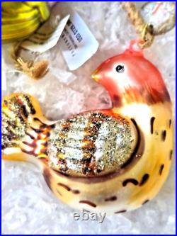 Pottery Barn 12 Days of Christmas Mercury Ornaments BRAND NEW