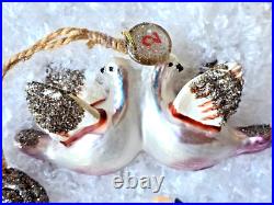 Pottery Barn 12 Days of Christmas Mercury Ornaments BRAND NEW