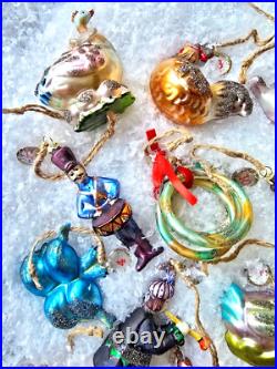 Pottery Barn 12 Days of Christmas Mercury Ornaments BRAND NEW Pottery Barn 12 Days of Christmas Mercury Ornaments BRAND NEW