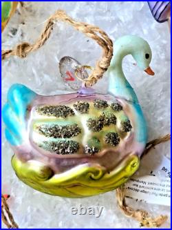 Pottery Barn 12 Days of Christmas Mercury Ornaments BRAND NEW