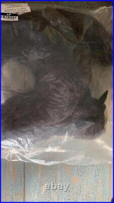 Pottery Barn Black Cat Halloween Pillow 15 inches NEW WITH TAGS