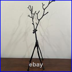 Pottery Barn Bronze Sculpted Reindeer Size Large & Medium NEW Pottery Barn Bronze Sculpted Reindeer Size Large & Medium NEW