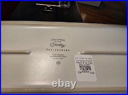 Pottery Barn CHRISTMAS IN THE COUNTRY Stoneware Cookie Platter. NIB, SOLD Out