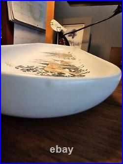 Pottery Barn CHRISTMAS IN THE COUNTRY Stoneware Cookie Platter. NIB, SOLD Out