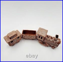 Pottery Barn Ceramic Gingerbread Train Christmas NEW