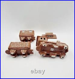 Pottery Barn Ceramic Gingerbread Train Christmas NEW