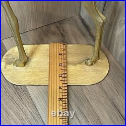 Pottery Barn Christmas LARGE BRASS MERRY REINDEER 25H x 17W x 4D New With Tag